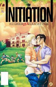 Gay Comics-The Initiation Higher sex education - Porn Cartoon Comics