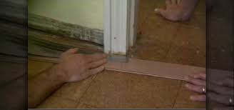 door jamb to install flooring
