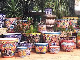 Talavera Ceramic Garden Pots