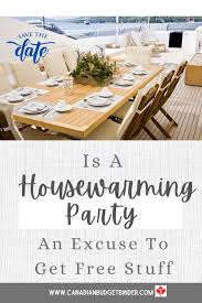 is a housewarming party an excuse to