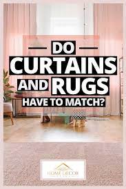 do curtains and rugs have to match