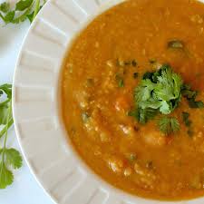 slow cooker curry red lentil soup