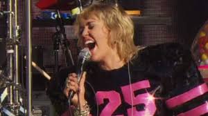 The plastic hearts singer headlined the. Miley Cyrus Gets Choked Up While Performing Wrecking Ball At Super Bowl Pre Show Youtube