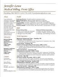 Medical Billing Resume   berathen Com