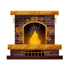 Home Interior Brick Fireplace With