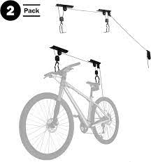 bike hanger overhead hoist pulley