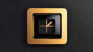Sleek Gold Wall Clock A Modern Icon In