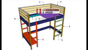 loft bed plans myoutdoorplans free