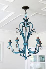 Rustic Beach House Chandelier Makeover