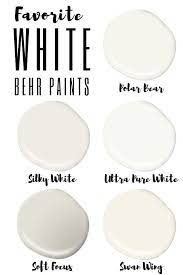 The Best Behr White Paint Colors Behr