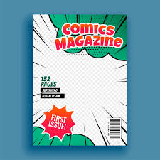 47 blank comic book interior pages in jpg format & one pdf file. Free Vector Comic Magazine Book Cover Page Template