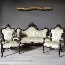 louis philippe sofa and armchairs