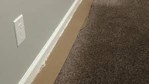 protect carpet while painting baseboard