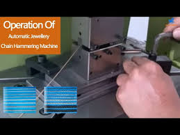 automatic jewellery chain hammering