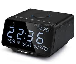 china fm radio alarm clock docking