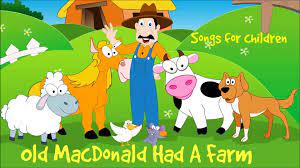That the nursery rhyme old macdonald had a farm is translated into a lot of other languages? Old Macdonald Had A Farm E I E I O Childrens Song And Nursery Rhyme Dailymotion Video