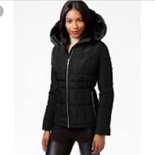 Calvin Klein Women S Faux Fur Shrug Coat