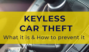 Today's remote access key fobs… 3. Prevent Keyless Car Theft 8 Quick Tips What Relay Theft Is