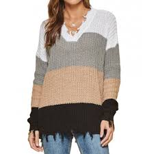Andree By Unit Block Distress Sweater