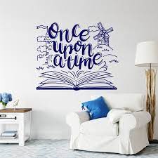 Once Upon A Time Vinyl Wall Decal Open