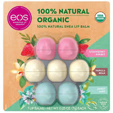 eos 100 natural organic shea lip balm