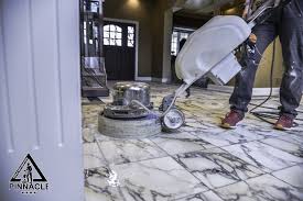 restoration of marble tile floor