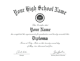 Fake Degree Certificate Template College Diploma Free