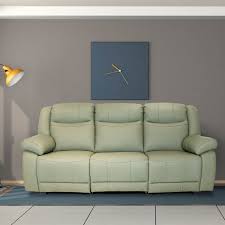 Shaun 3 Seater Recliner Sofa Half Leather