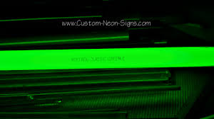 Evrglo Custom Neon Signs Voltarc Classic Green Coated