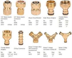 brass water hose fittings for