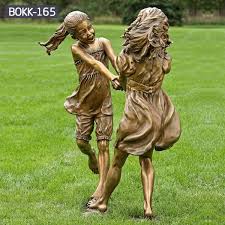 Metal Yard Decorations Bronze Statues