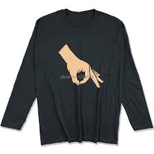 Circle Hand Game Viral Video Funny T Shirt Men Cotton Long Sleeve T Shirt Hip Hop Tees Tops Harajuku Streetwear Funny T Shirt Awesome T Shirts From