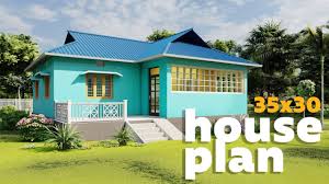 simple low budget house plan 35 x30