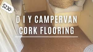diy cork floor for cervan extra