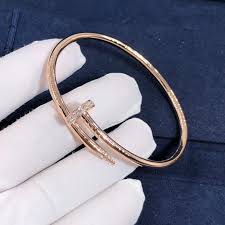 clou nail bracelet 18k rose gold