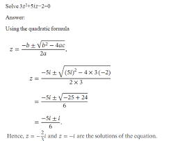 4 Solving Quadratic Equations In