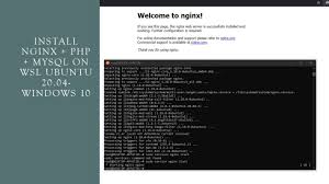 how to install nginx php mysql on