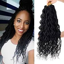 Whether you have short hair or else long hair, the kinky twist braid styles could always make you look astonishing. Amazon Com 8 Packs Wavy Senegalese Twist Crochet Hair For Black Women 18 Inch Crochet Braid Senegalese Twists Synthetic Braiding Hair Extension Beauty