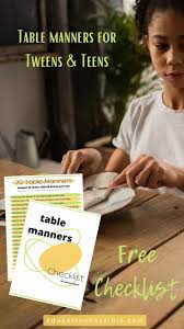 table manners for s and tweens