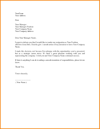Resignation Letter Format With Notice Period Doc Inspirationa