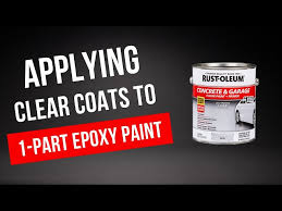 clear coats to 1 part epoxy paint