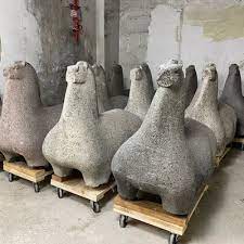 Costantino Nivola's Wise Towers Horses Are Getting New Feet