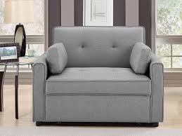 carmel twin sleeper sofa grey