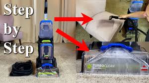 how to use the bissell turboclean