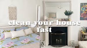 how to clean your house fast clean