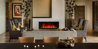 Living Room Electric Fireplace Photos