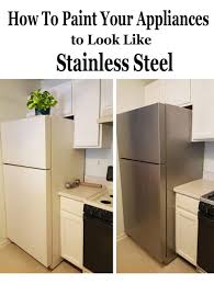 How To Paint Appliances Stainless Steel