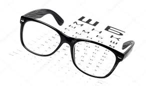 Reading Glasses On Eye Chart Stock Photo Abelikov 13147295