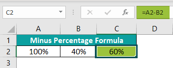 excel minus formula how to subtract