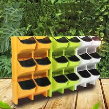 1pc Self Watering Flower Pot Stackable